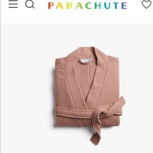 Parachute Cloud Cotton Robe, Clay, L